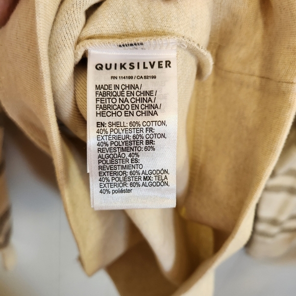 Quicksilver Great Otway Mens Hoodie Sweatshirt Beach Summer Surfer Long Sleeve - Picture 8 of 9